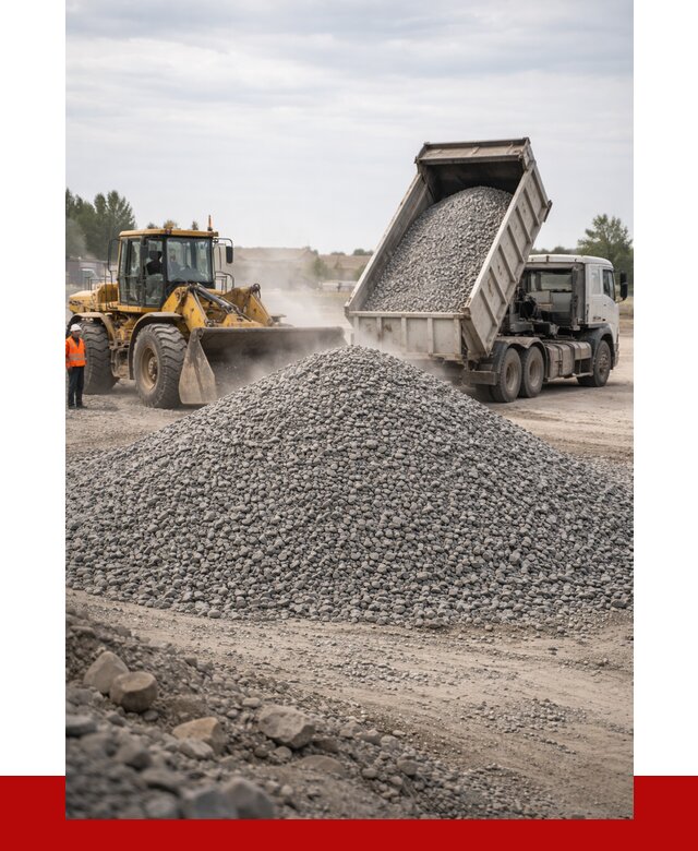 Купить щебень с доставкой в чайковском от 2530 руб. | ПРОНЕРУДЧкв