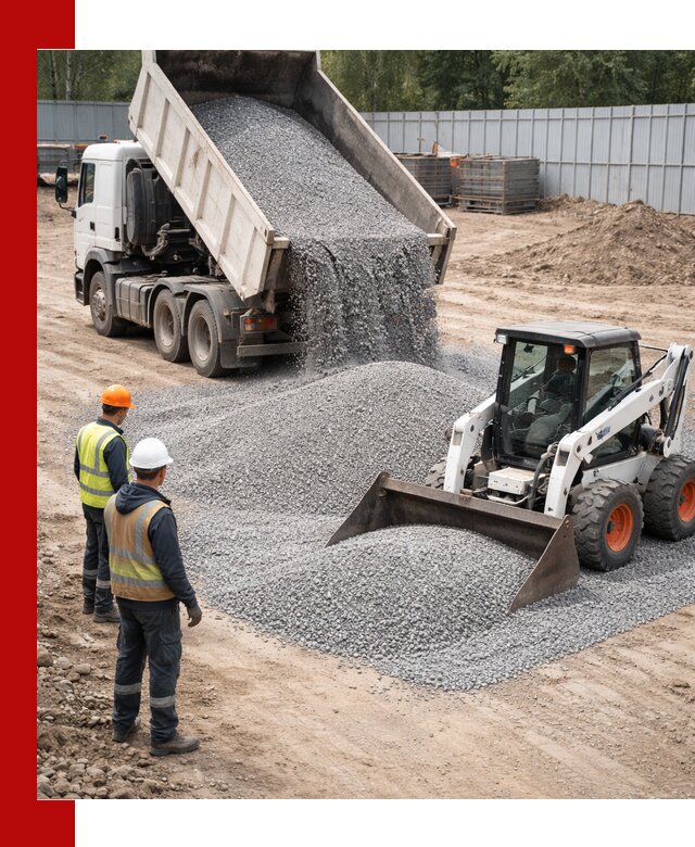 Доставка и продажа гранитного щебня фракции 0-5 в чайковском