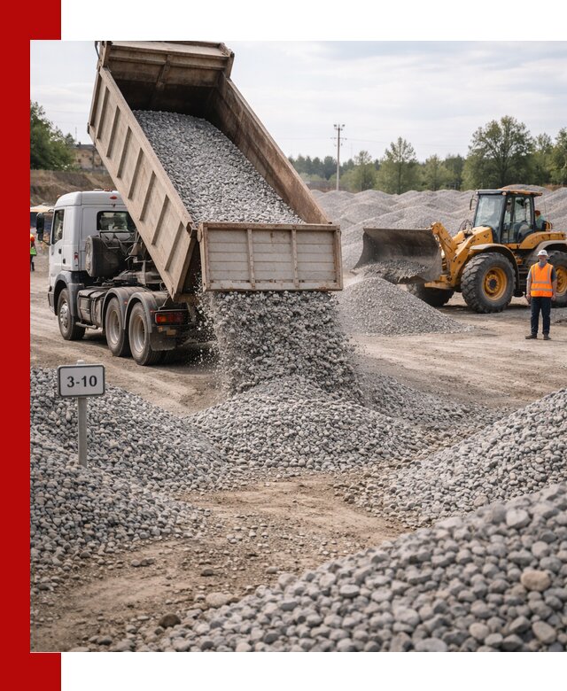Гранитный щебень фракции 3–10: доставка и продажа в чайковском