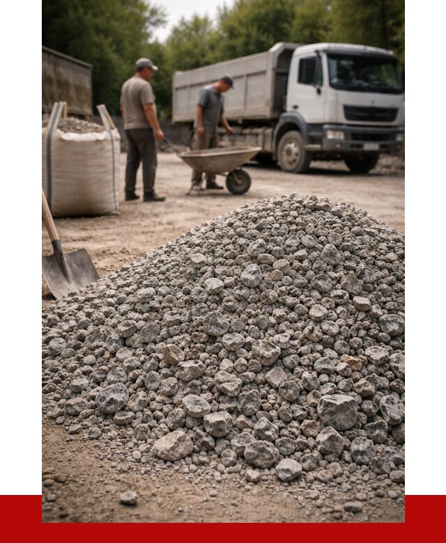 Гранитный щебень фракция 20-40 в чайковском от 3239 руб. ПРОНЕРУДЧкв