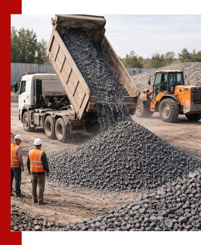 Доставка и продажа щебня габбро-диабаза в чайковском
