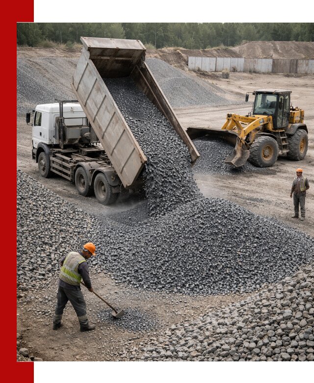 Щебень габбро-диабаз фр. 5-20 с доставкой в чайковском