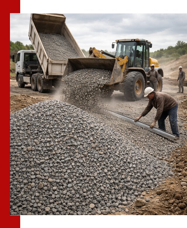 Гравийный щебень фракция 5-20 с доставкой в чайковском