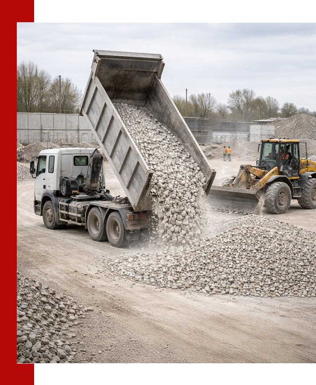 Доставка и продажа известнякового щебня в чайковском
