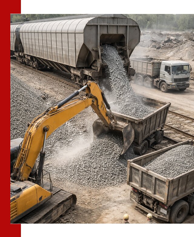 Доставка железнодорожного щебня в чайковском крупными партиями быстрого отгруза