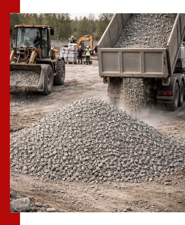 Вторичный щебень фракции 5-20 в чайковском — доставка и продажа крупнотоннажно