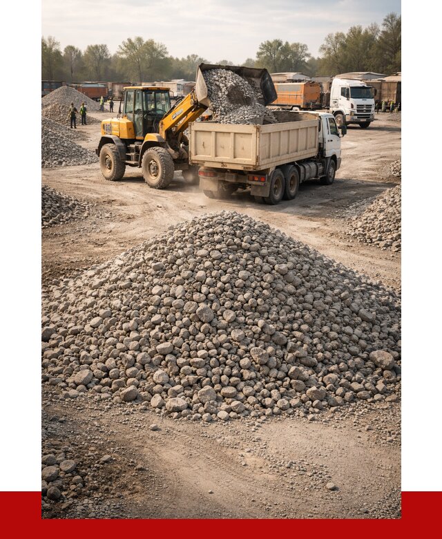 Вторичный щебень фракция 40-70 в чайковском от 1761 р, ПРОНЕРУДЧкв