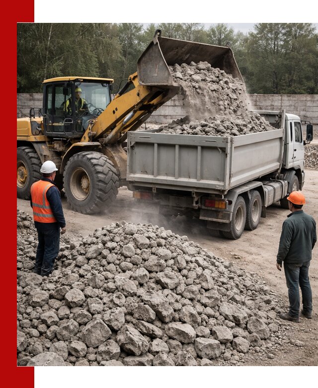 Вторичный щебень фракция 70–150 в чайковском с доставкой