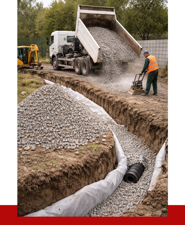 Щебень для дренажа в чайковском от 1872 р., ПРОНЕРУДЧкв доставка