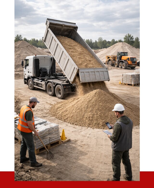 Карьерный песок с доставкой в чайковском от 3644 р. ПРОНЕРУДЧкв