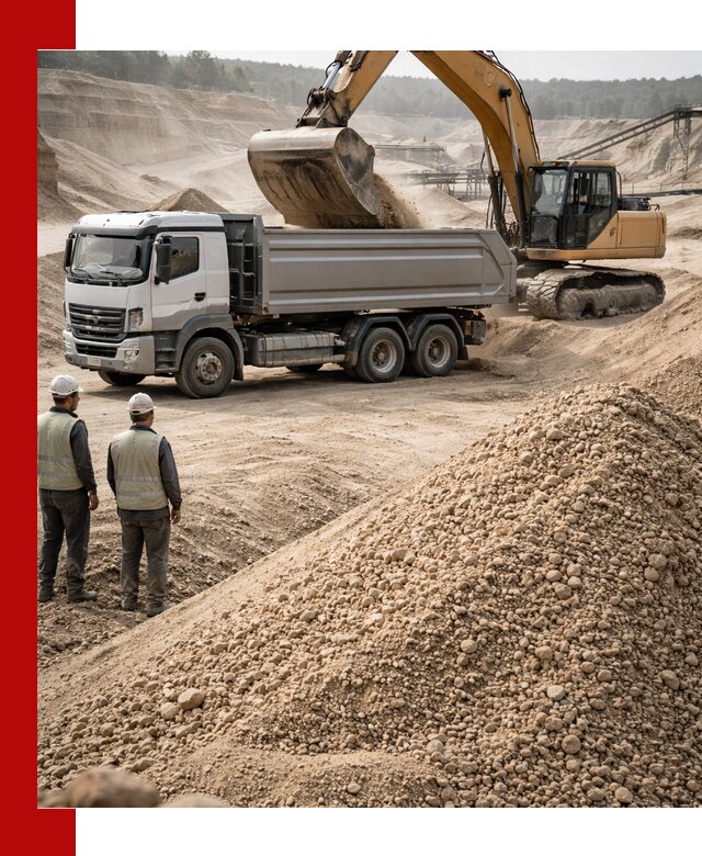 Карьерный крупнозернистый песок с доставкой в чайковском