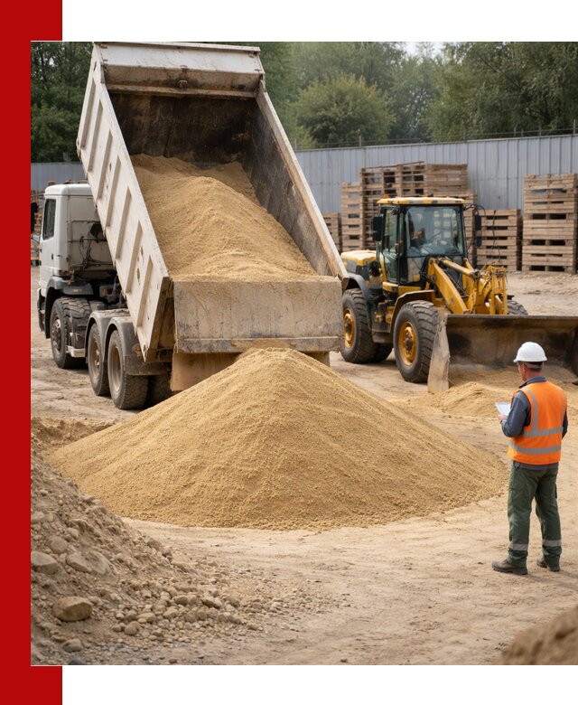Доставка карьерного мелкозернистого песка в чайковском