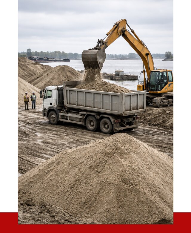 Купить речной песок навалом в чайковском от 1822 р., ПРОНЕРУДЧкв