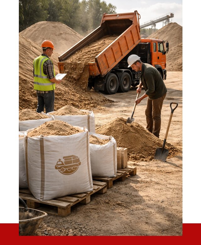 Строительный песок в чайковском от 2227 р. с доставкой, ПРОНЕРУДЧкв