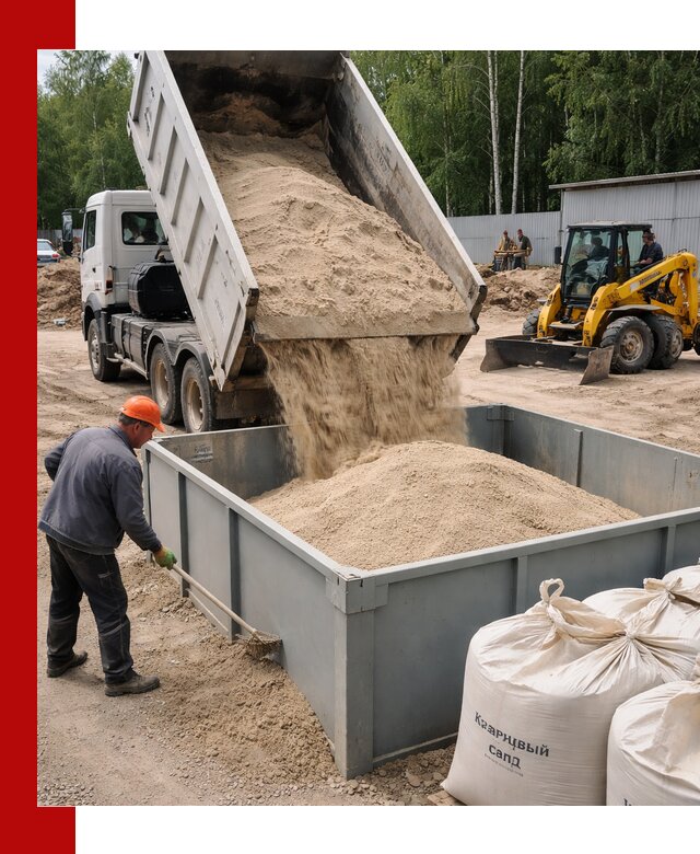 Кварцевый песок для фильтра в чайковском — доставка и качество