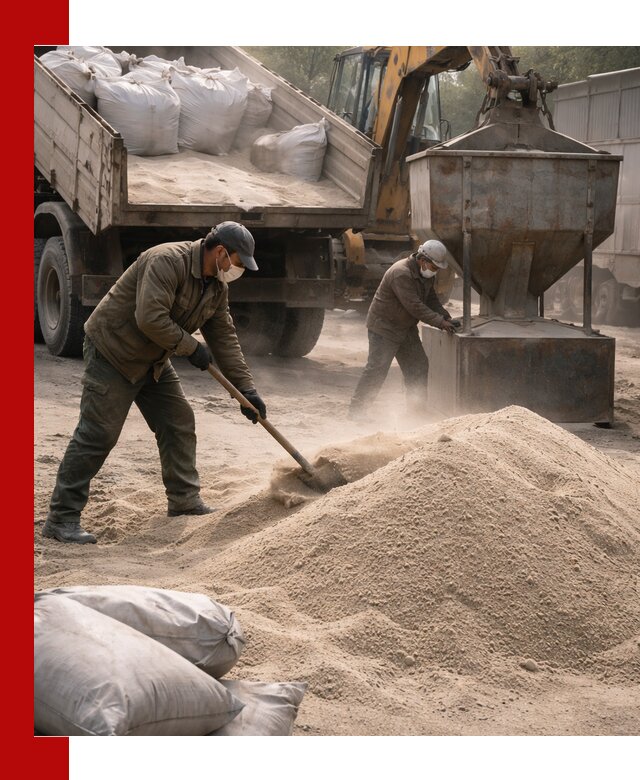 Кварцевый песок для пескоструя в чайковском — доставка и качество