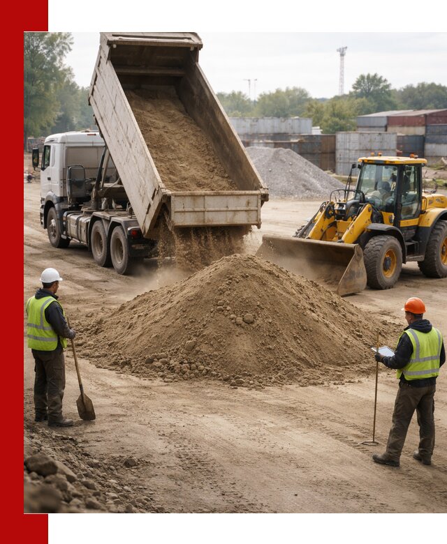 Доставка и продажа пескогрунта оптом и в розницу в чайковском