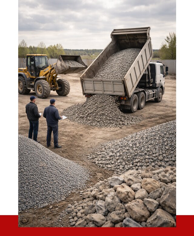 Гравий и камень с доставкой в чайковском от 4251 р. - ПРОНЕРУДЧкв