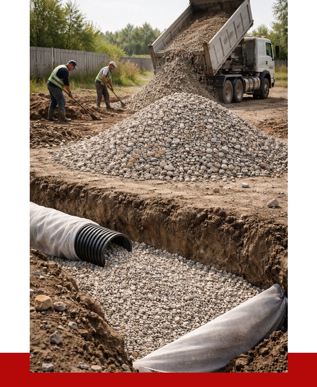 Гравий для дренажа в чайковском от 2227 р., доставка ПРОНЕРУДЧкв