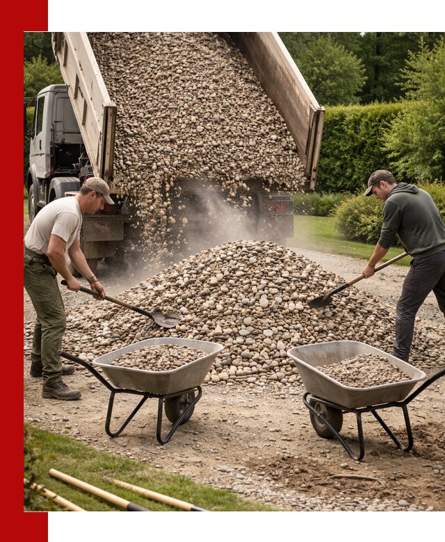 Доставка и продажа декоративной гальки в чайковском