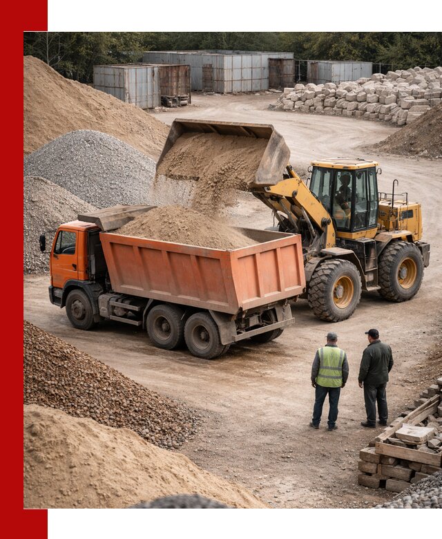 Доставка сыпучих смесей и смесей для стройки в чайковском