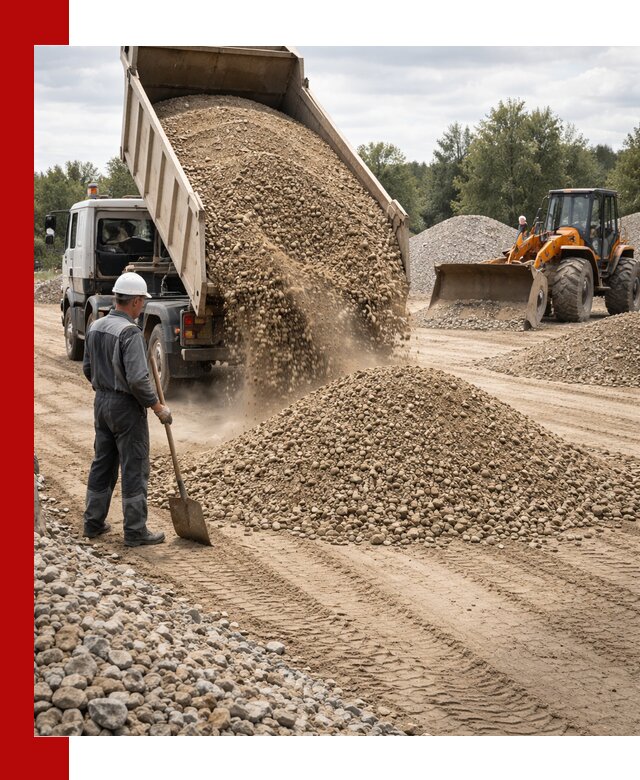 Доставка щпс С3 в чайковском самосвалами и бортовыми грузовиками