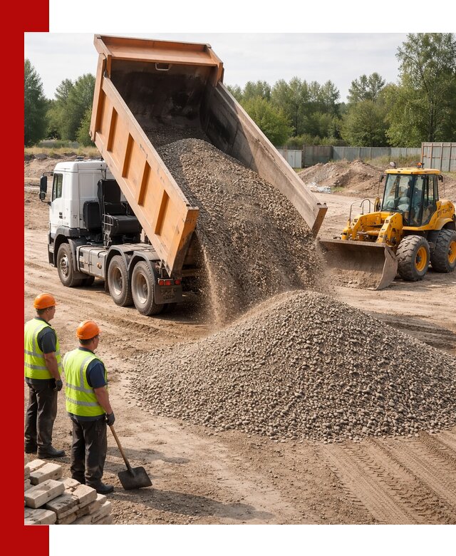 Доставка щебёночно-песчаной смеси ЩПС С7 в чайковском