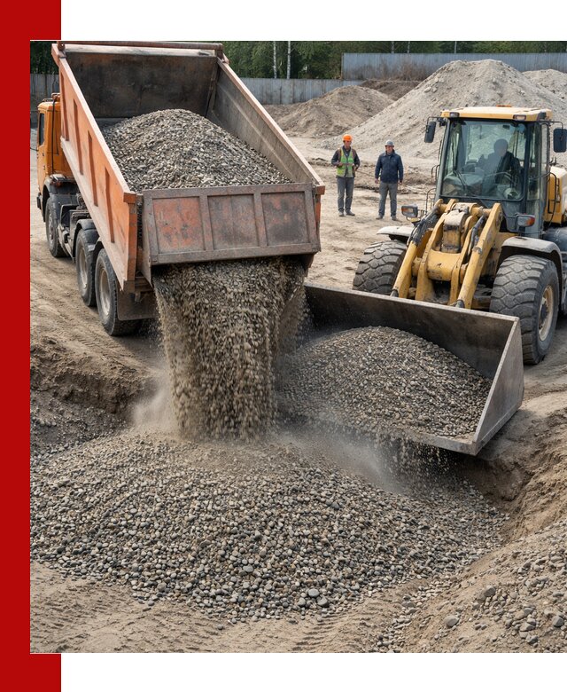 Доставка щпс С9 самосвалами по выгодным тарифам в чайковском