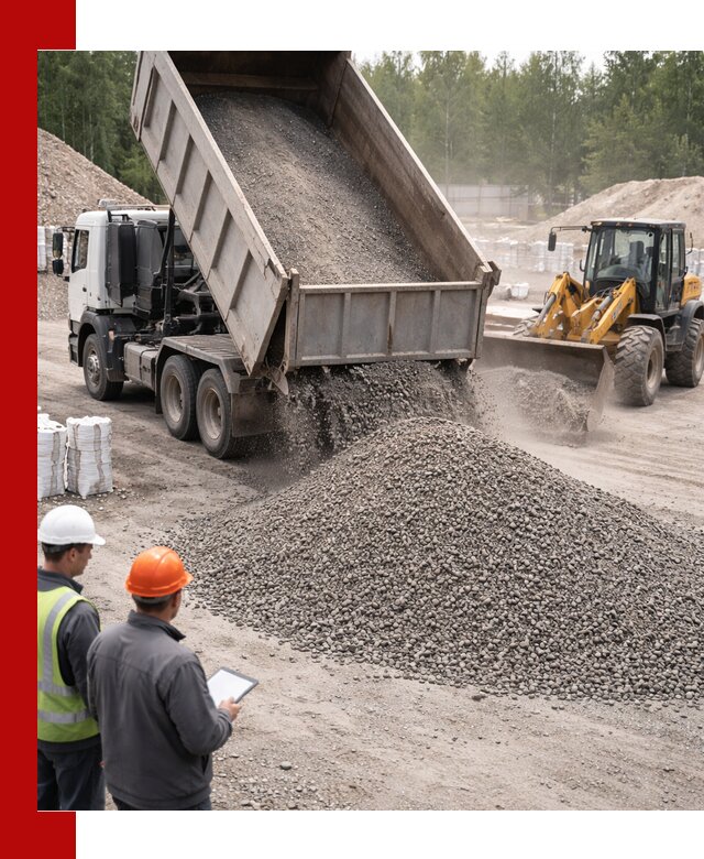 Доставка и продажа гранитного отсева 0-10 в чайковском