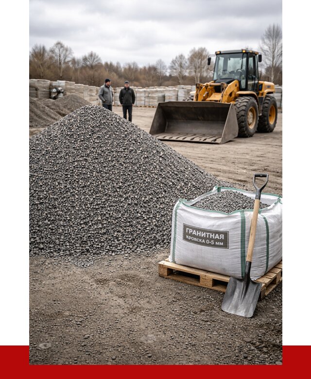 Купить гранитную крошку в чайковском от 4858 р. с доставкой | ПРОНЕРУДЧкв
