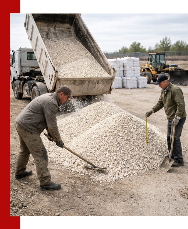 Мраморная крошка с доставкой и разгрузкой в чайковском