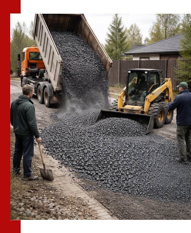 Крошка габбро с доставкой в чайковском для строительных работ