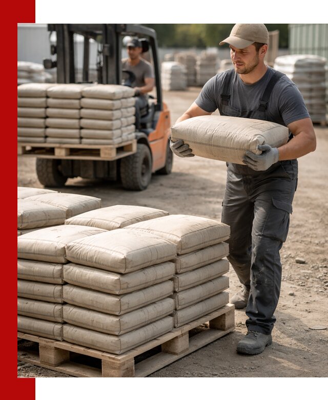 Доставка цемента в мешках оптом и в розницу в чайковском