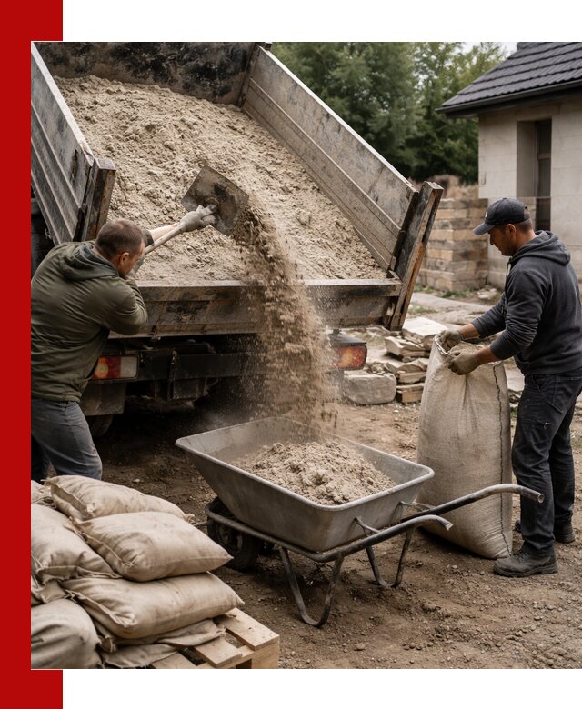 Качественная сухая смесь для кладки с доставкой в чайковском