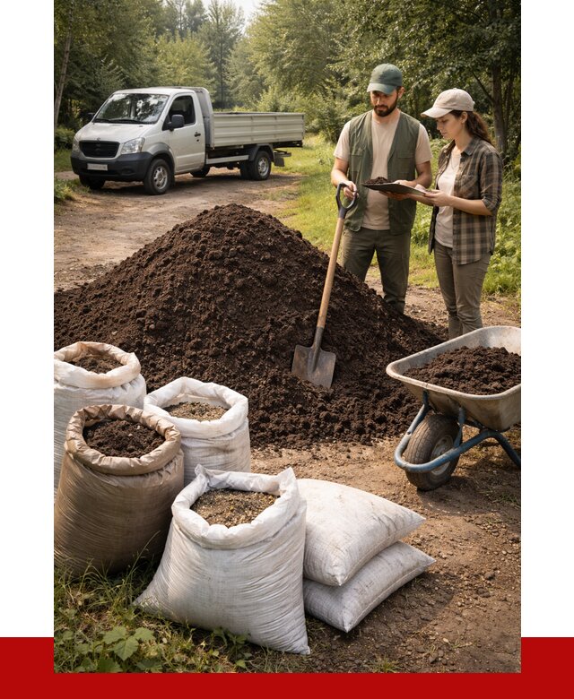 Купить грунт с доставкой в чайковском от 4554 р. за м3 | ПРОНЕРУДЧкв