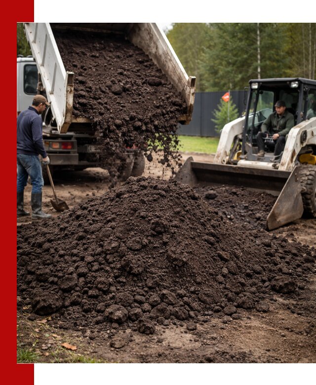 Плодородный грунт с доставкой в чайковском для садов и огородов