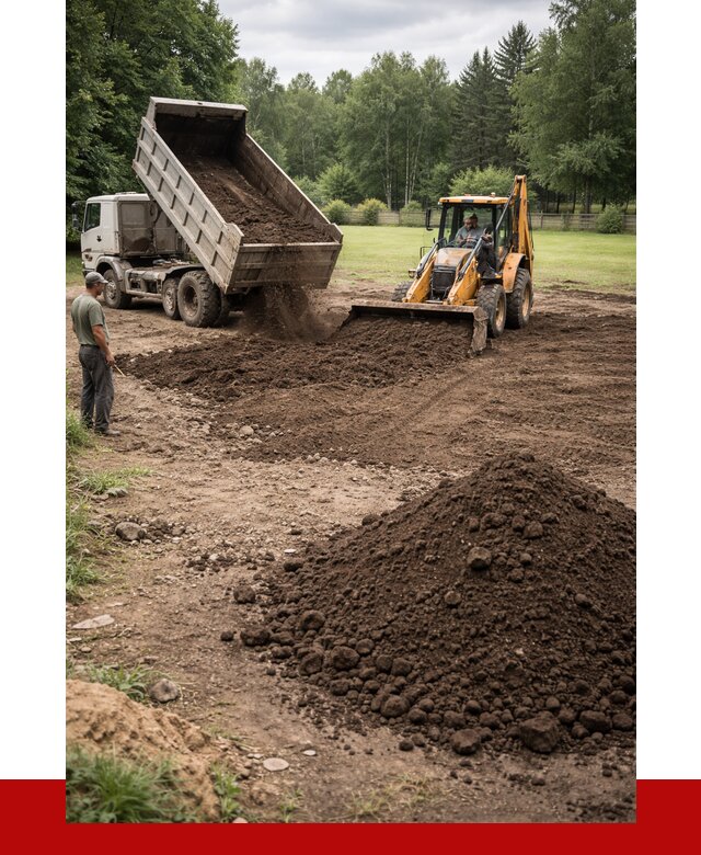 Грунт для выравнивания участка в чайковском от 1215 р. | ПРОНЕРУДЧкв