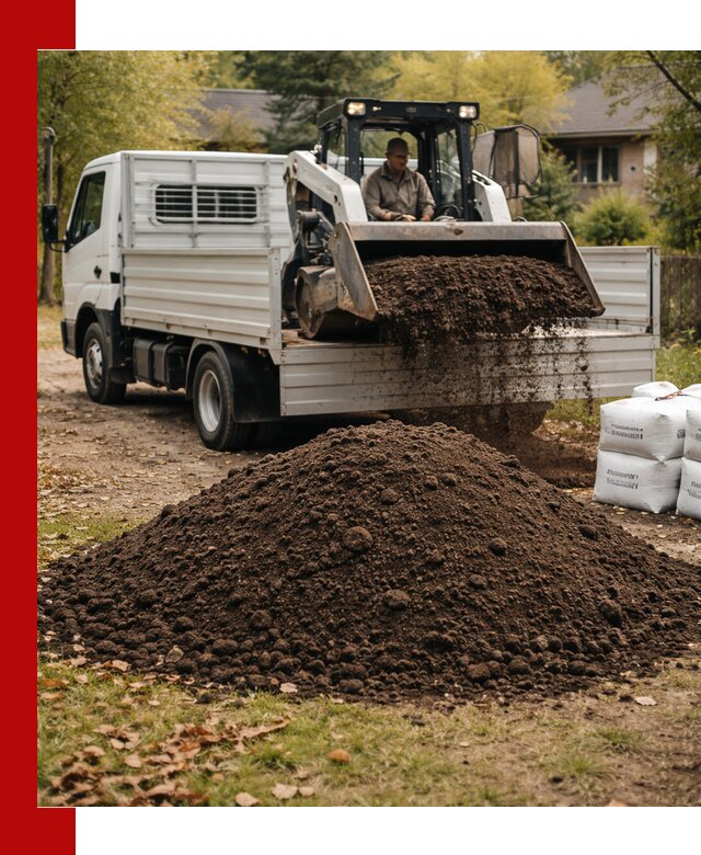 Доставка садовой земли в больших объёмах в чайковском