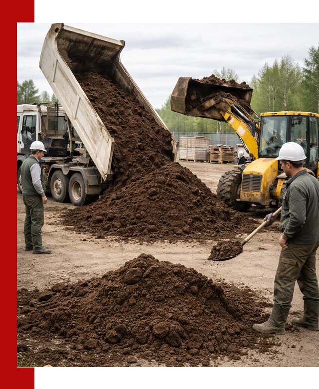 Доставка торфа оптом и в мешках в чайковском