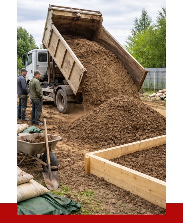 Торфо песчаная смесь в чайковском с доставкой от 1872 р. | ПРОНЕРУДЧкв