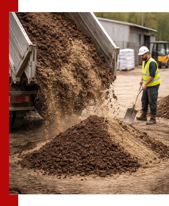 Доставка торфо-песчаной смеси в чайковском для строительства и озеленения