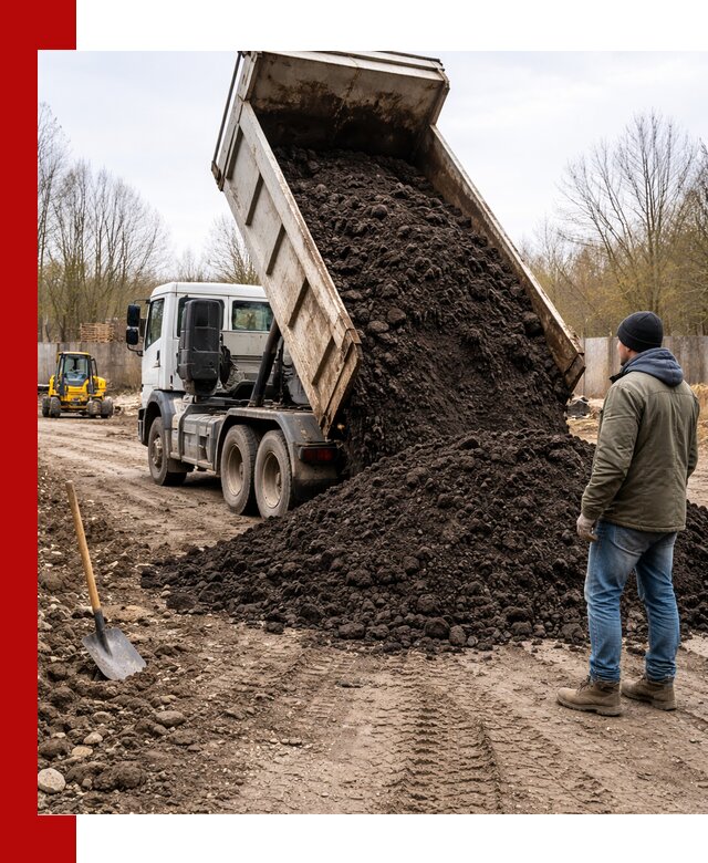 Доставка чернозема навалом в чайковском быстро и выгодно