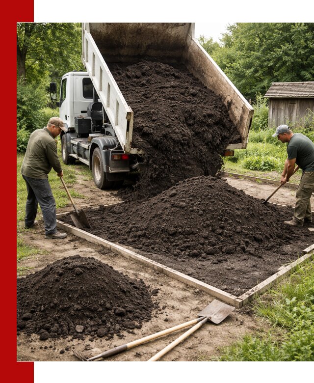 Купить чистый чернозем для огорода с доставкой в чайковском