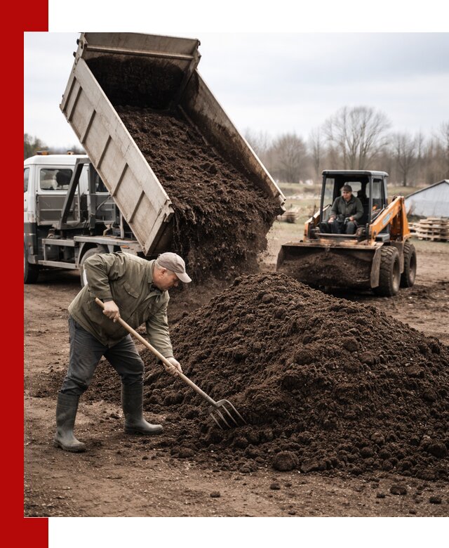 Доставка и продажа перегноя в чайковском быстро и дешево