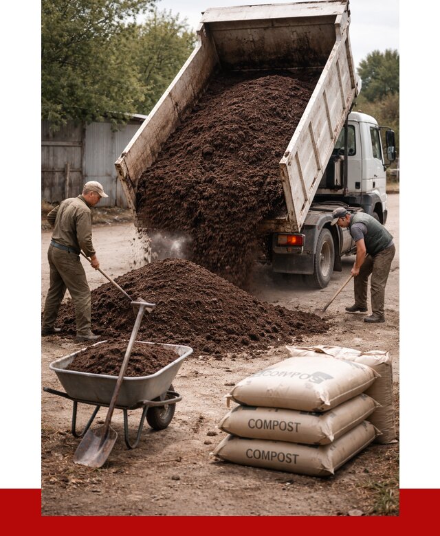 Купить компост в чайковском от 4251 р. за куб с доставкой | ПРОНЕРУДЧкв