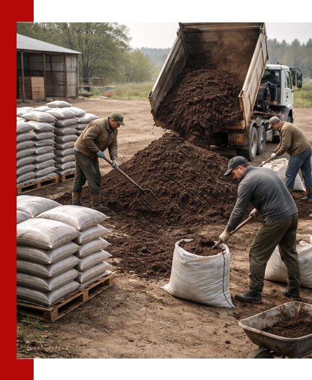 Доставка компоста оптом и в розницу в чайковском