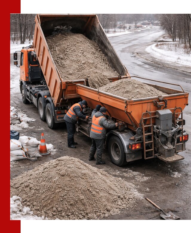 Поставка и вывоз пескосоля в чайковском оптом и в розницу