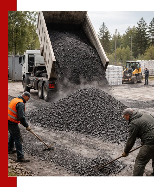 Доставка и продажа асфальтного гранулята в чайковском