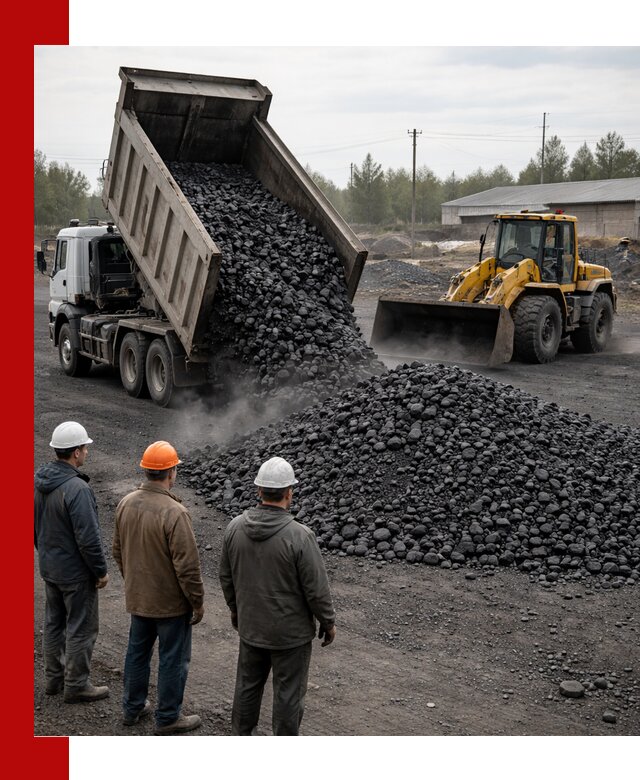 Доставка угля антрацита в чайковском с самосвалами и погрузкой
