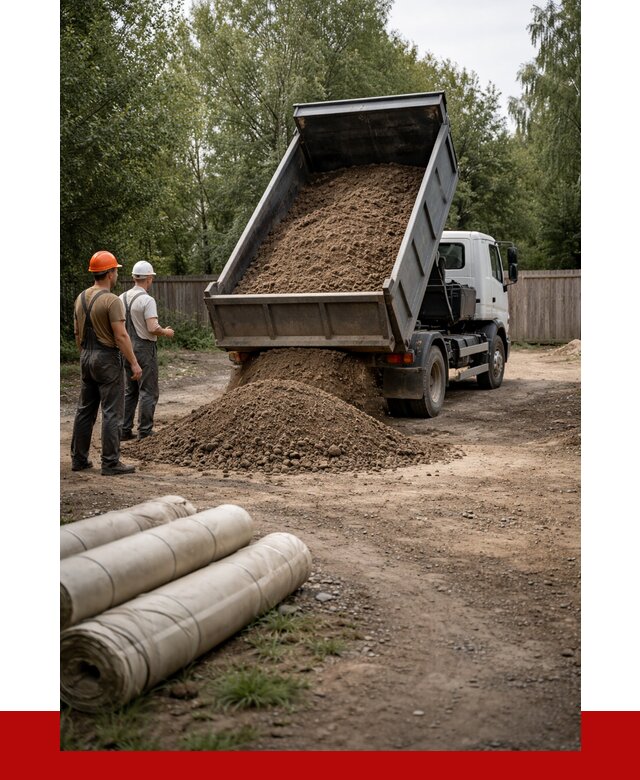 Доставка сыпучих материалов самосвалом в [cvi] от 4251 р. | ПРОНЕРУДЧкв